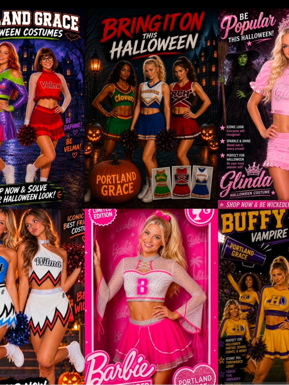 Barbie Pink Cheerleader Costume